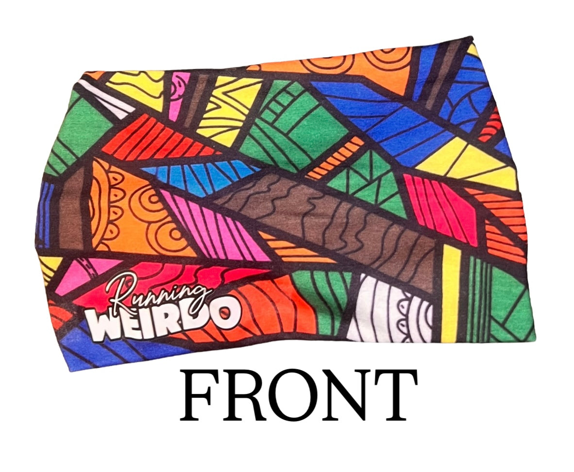 Run Happy Run Weird Headband