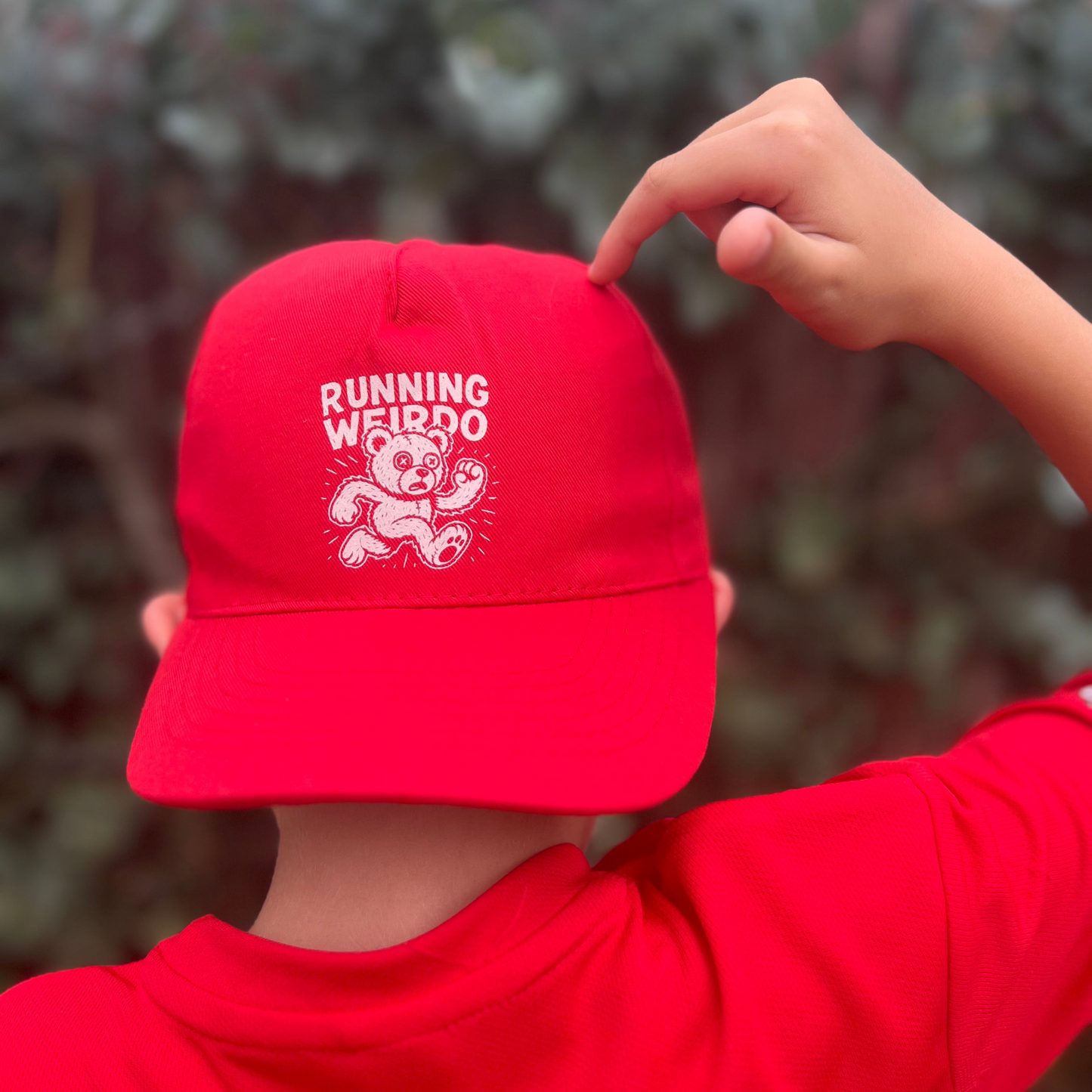 Weird Teddy Run Club Kids Cap