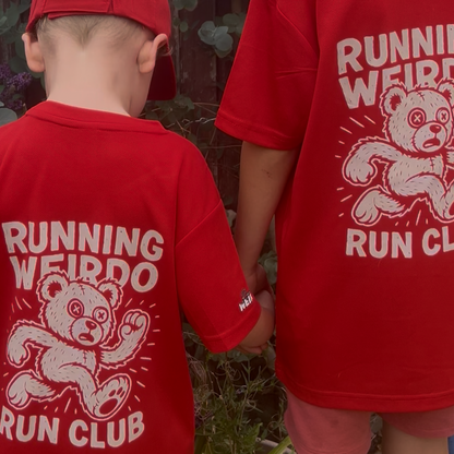 Weird Teddy Run Club Kids Tee