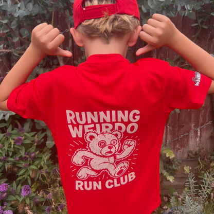Weird Teddy Run Club Kids Tee