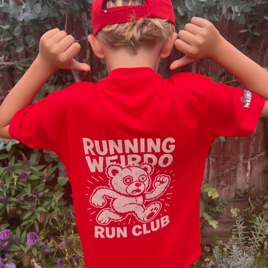 Weird Teddy Run Club Kids Tee