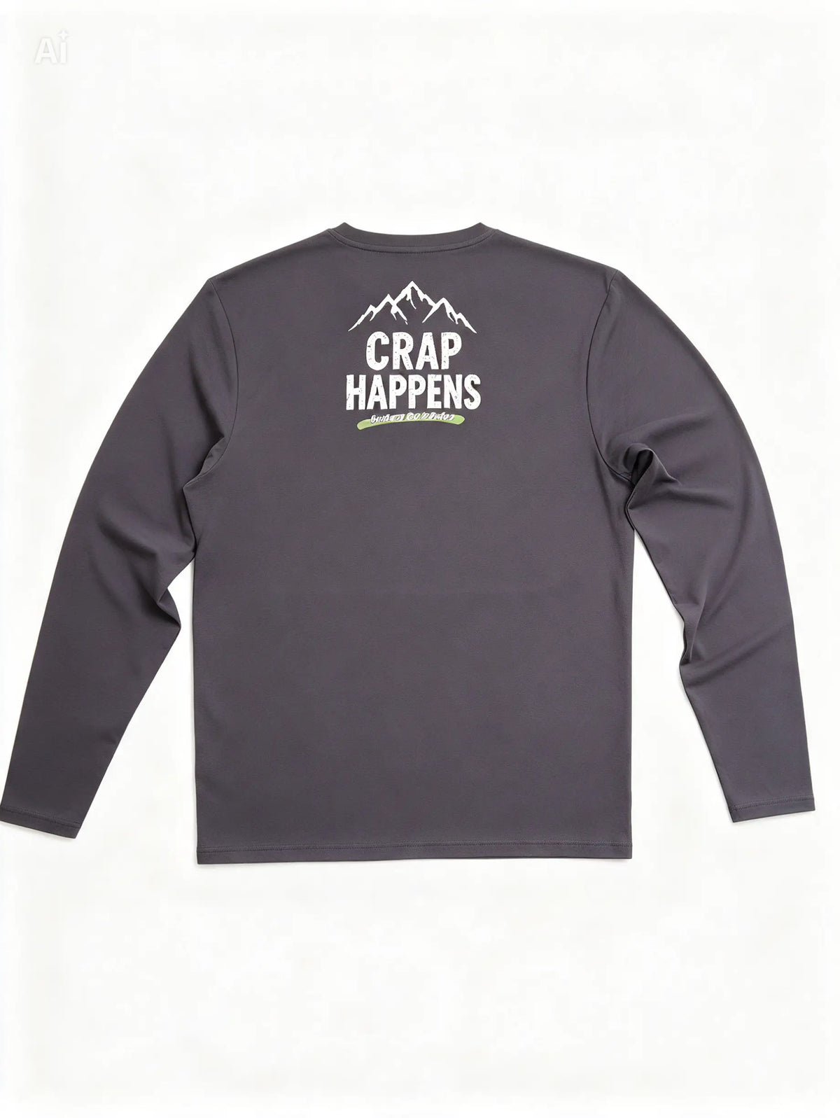CRAP HAPPENS - Long Sleeve Women Tech T
