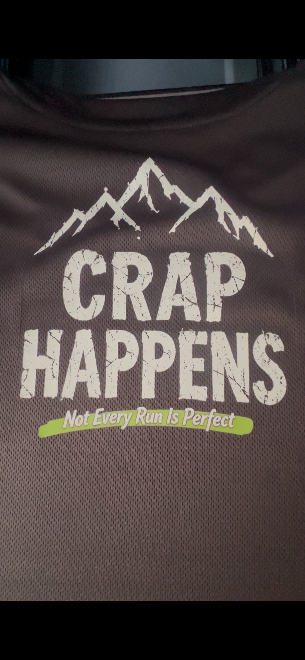 CRAP HAPPENS - Long Sleeve Women Tech T