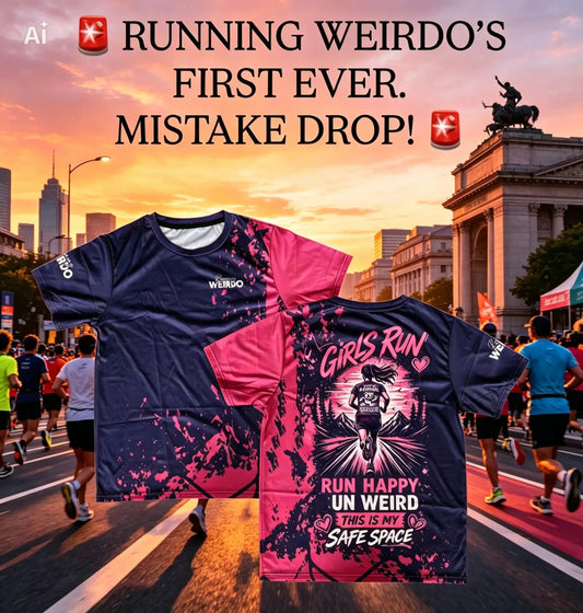 Girls Run - Limited Mistake Drop Tech T