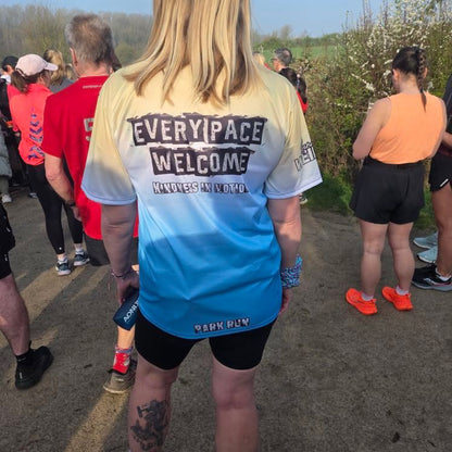 Every Pace Welcome Park Run tech T