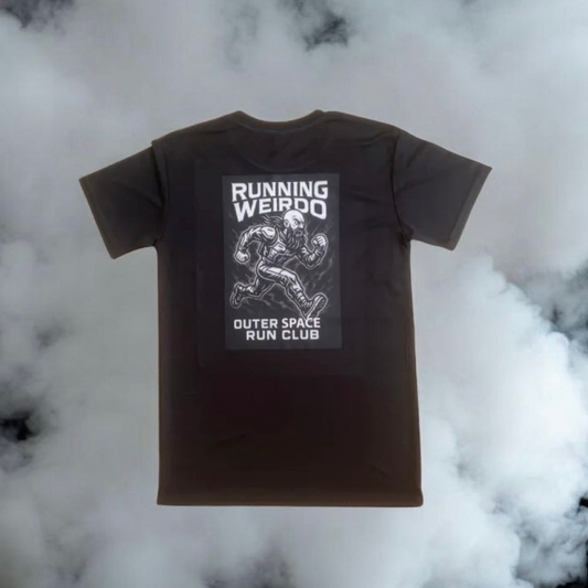 Run Club Tech Tee Outer space Edition