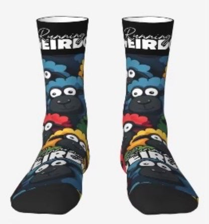 RUNNING WEIRDO FUN RUN SOCKS