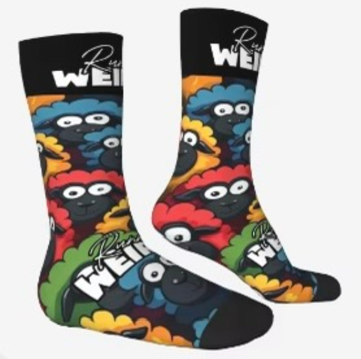 RUNNING WEIRDO FUN RUN SOCKS