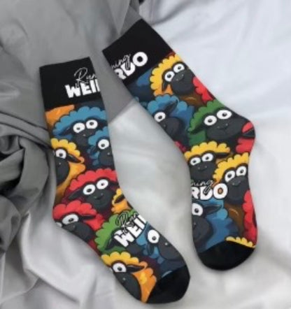 RUNNING WEIRDO FUN RUN SOCKS