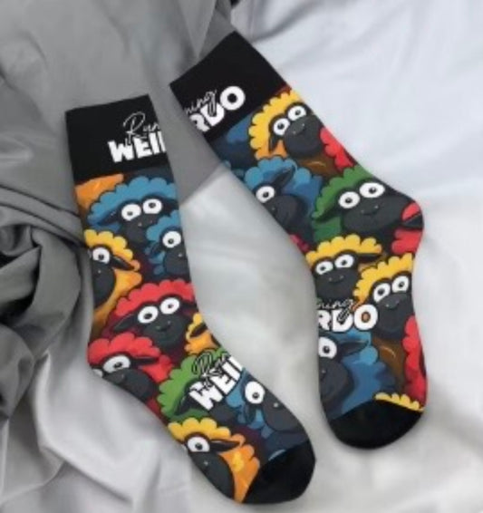 RUNNING WEIRDO FUN RUN SOCKS