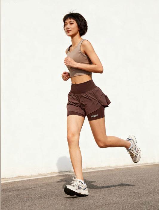 Double Trouble Run Shorts 4 inch