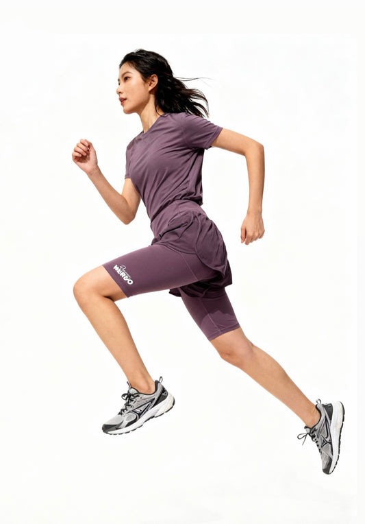 Double Trouble Run Shorts 8 inch