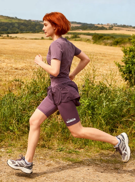 Double Trouble Run Shorts 8 inch