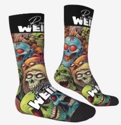 RUNNING WEIRDO FUN RUN SOCKS