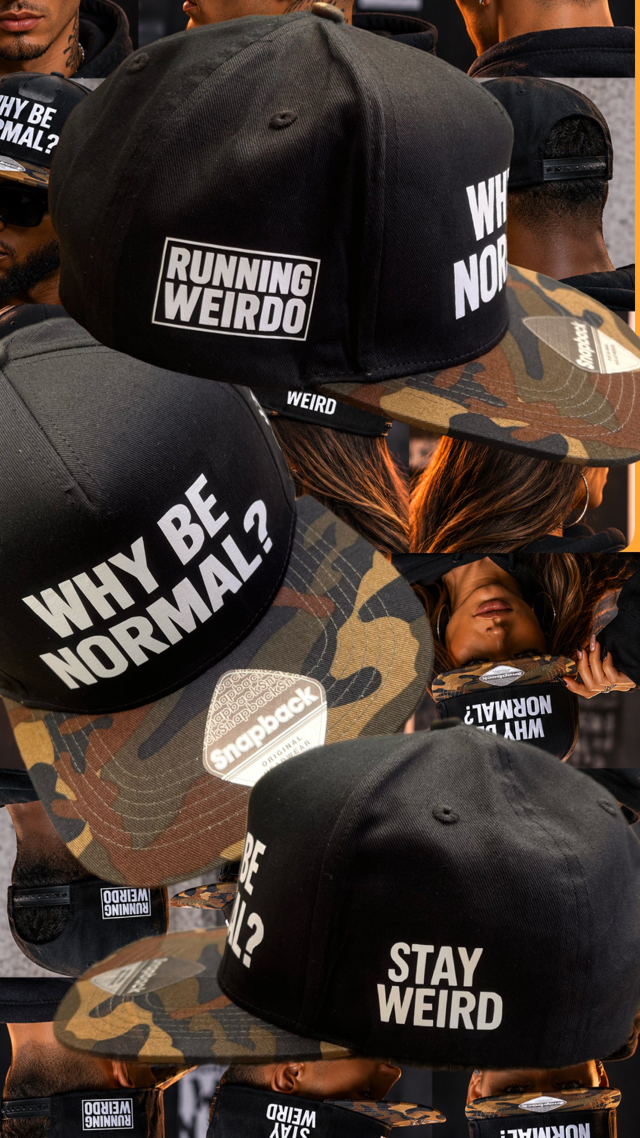 Stay Weird SnapBack Cap